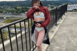 《フェラ動画》エッチな身体に我慢出来ない！≪ぅぁあ゛、、マジヤバッ☆≫プライベート旅、ゴックン大好き露出性癖女たまらんエロスな身体を！