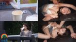 ※眠剤使って鬼レイプ※スレンダーで綺麗な若奥様が飲んでいるコップに強力な催眠薬を☆